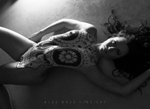 Blue Muse Fine Art - Sugar Skull XIV - 2016. Blue Muse Fine Art photography and bodypainting.