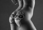 Blue Muse Fine Art with Keisha Forrest - Sugar Cheeks 6 - 2017. Blue Muse Fine Art photography and bodypainting.