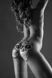 Blue Muse Fine Art with Keisha Forrest - Sugar Cheeks 7 - 2017. Blue Muse Fine Art photography and bodypainting